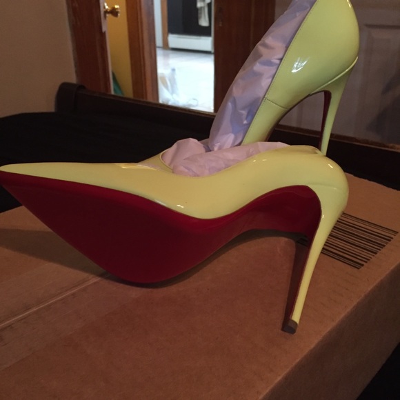 lime green louboutin